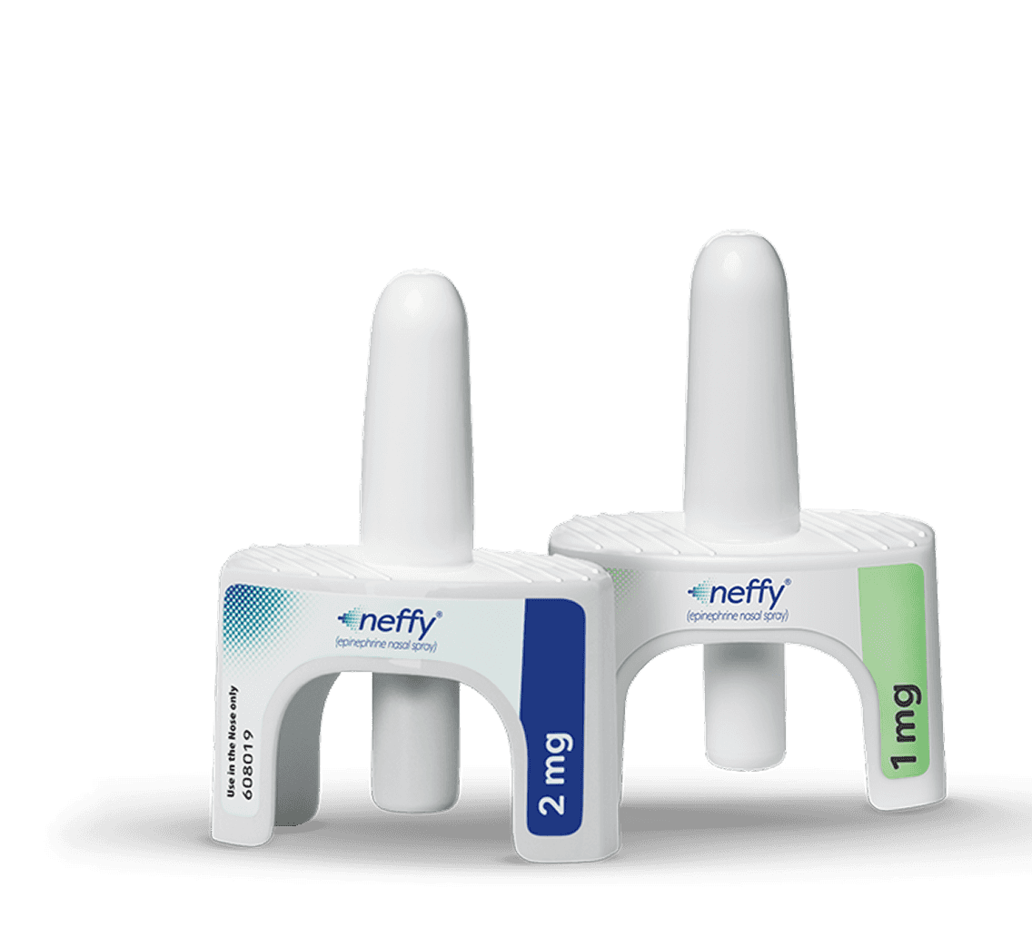 neffy epinephrine nasal spray devices